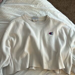 champion cropped crewneck